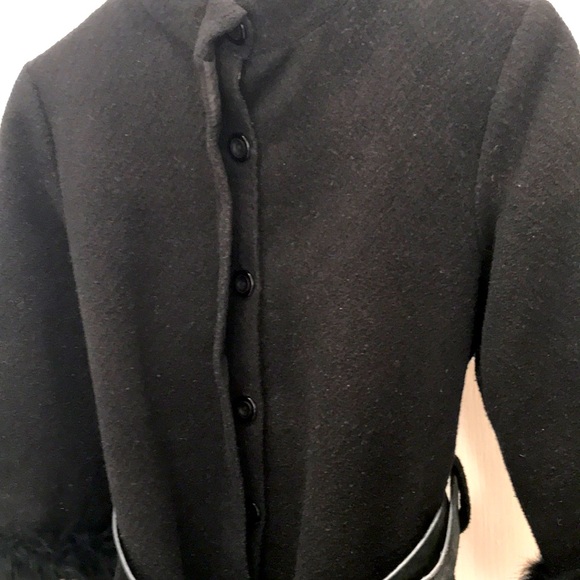 Wool Winter Coat - Faux fur Rim & Sleeves - Picture 3 of 12